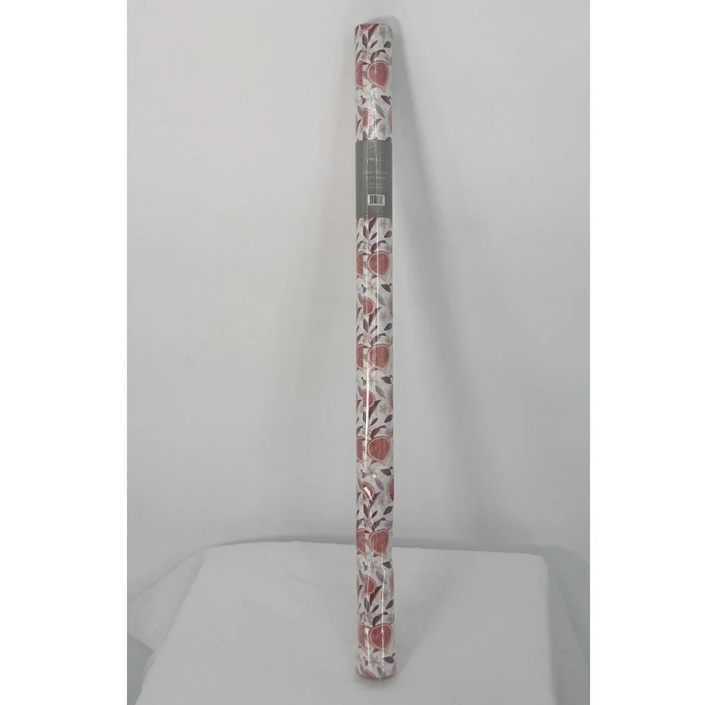 Etymology Heavyweight Gift Wrap Roll 100 SqFt Fig Floral Pattern Elegant 109-11